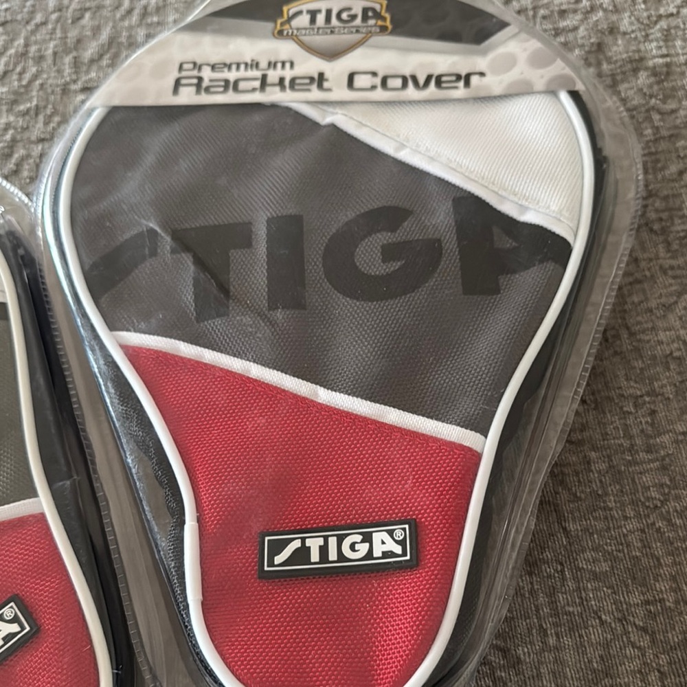 Stig Red and Gray Premium Racket Cover - Picture 4 of 7